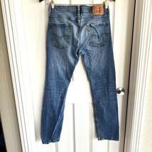 Levi&#39;s 513 Slim Straight Jeans - Stretch - Blue Medium Wash - Size 32 X 32 - £17.40 GBP