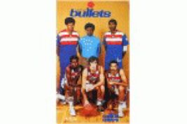 sr Washington Bullets NBA Basketball Logo Poster 12x8in Metal Sign Vintage - $24.74