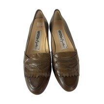 Enzo Angiolini Character Cabana Womens Shoes Size 5.5 Brown Flats FLAW - £16.99 GBP