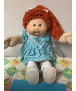 RARE Vintage Cabbage Patch Kid Red Poodle Single Pony Green Eyes OK Fact... - £234.95 GBP