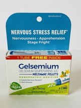 Gelsemium, Nervous Stress Relief, Meltaway Pellets, 30C, 3 Tubes, Exp 08... - $18.71