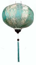 Vietnamese Oriental Silk Bamboo Handcrafted Lantern Lamp Chinese Globe Small 10  - £22.85 GBP