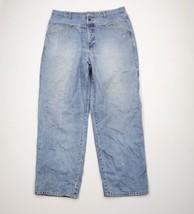 Vintage 90s Marithe Francois Girbaud Mens 40x34 Distressed Baggy Wide Leg Jeans - £81.34 GBP