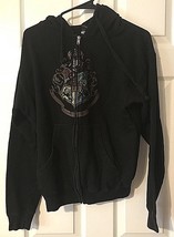 The Wizarding World of Harry Potter Black Full Zip Hoodie Women&#39;s Size Small - £11.00 GBP