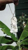 Magnesite pendant // Magnesite stone // Raw Magnesite - $349.52 MXN