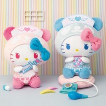 Japan Panda Hello Kitty Nurse BIG Plush (2pc set) - 33cm Valentine&#39;s Day - £69.75 GBP