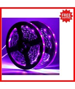 LED Black Light Strip 32.8FT - Ideal for Body Paint &amp; Christmas Fun - $49.57 CAD