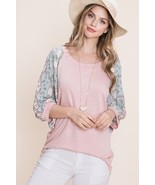 Womdn&#39;s Solid French Terry Fashion Top - $34.27 CAD