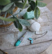Amazonite Pendulum Mermaid Tail ~ Hope Stone ~ - $550.03 MXN