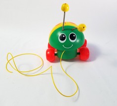 Vintage Fisher Price Pull Toy 1982 Fisher Price Lady Bug 695 80s Toy - £4.19 GBP