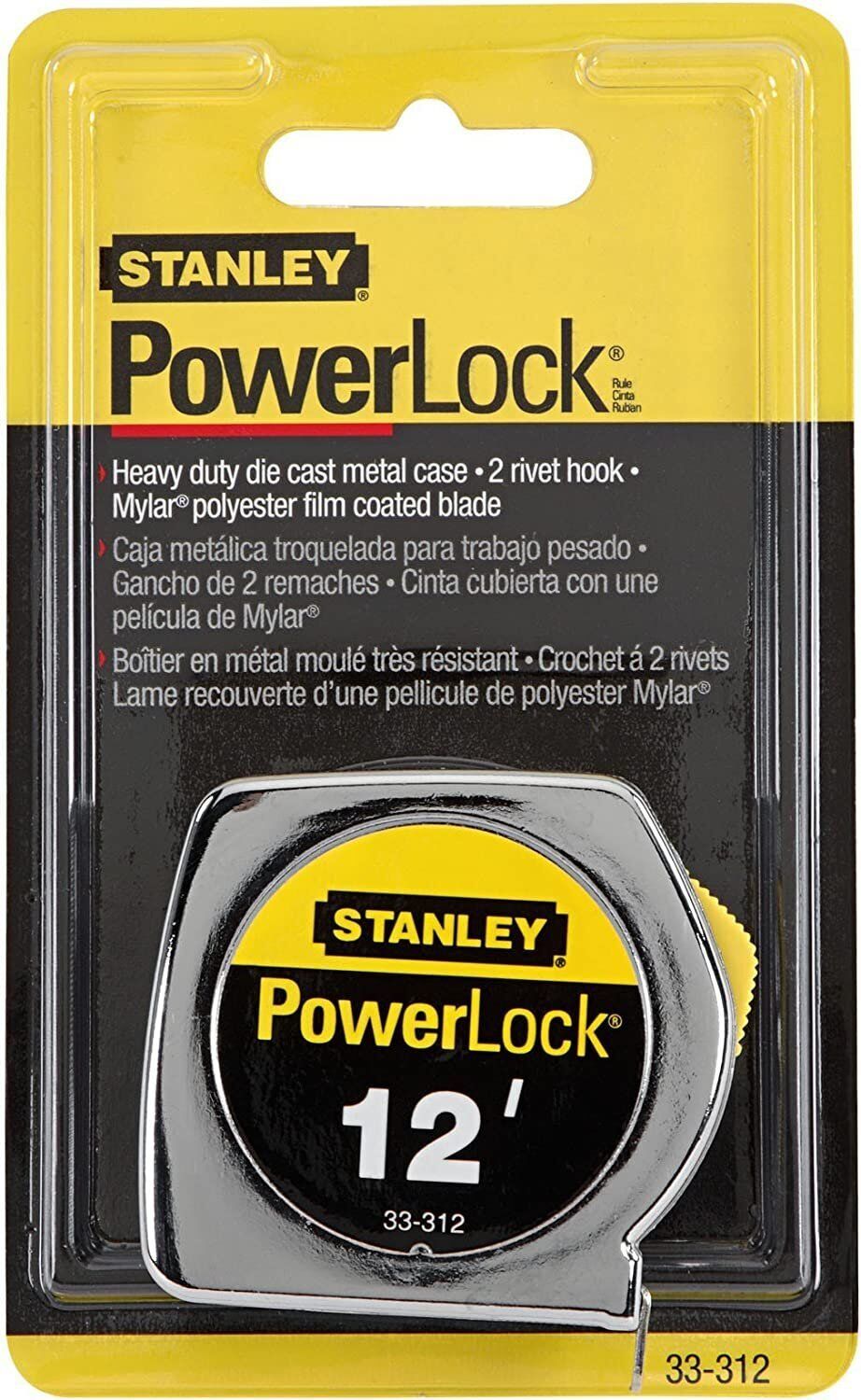 Stanley Hand Tools 33-312 3/4" X 12' PowerLock Professional Tape Measure - $28.99