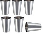 Stainless Steel Plain Glass Water Drinking Tumbler Smooth Finish 300ML S... - $25.30
