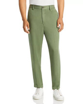 Vince Men&#39;s 100% Lyocell Solid Cuffed Regular Fit Pants in Yucca Pine-Size 34 - £63.53 GBP