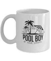 Coffee Mug Funny Pool Boy Summer  - £11.81 GBP