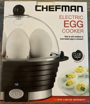 Chefman Electric Egg Cooker Six Egg Capacity - $35.00