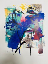 Alex Gockel Untitled Facsimile Signée Lithographie Abstrait Géométrique Coloré D - £166.92 GBP