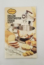 Vintage 1975 Sunbeam Deluxe MixMaster Mixer Recipes Cookbook Breads Cakes Loaves - £4.77 GBP