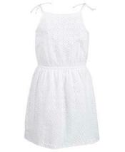 Epic Threads Big Girls Eyelet Tie Dress, Size Medium - Bright White - £19.98 GBP