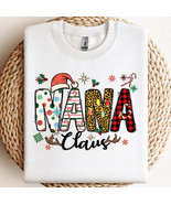 Nana Claus Letter PNG, Christmas Grandma PNG, Family Christmas PNG Shirt... - $3.43 CAD