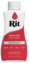 Rit All Purpose Liquid Dye, Cherry Red, 8 Oz. - £5.19 GBP