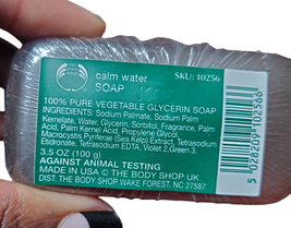 Vtg. The Body Shop Calm Waters Bar Soap Deadstock 3.5 oz Made In USA  - $20.99