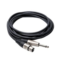 Hosa HXP-005 5&#39; REAN XLR3 Female to 1/4&#39; TS Pro Unbalanced Interconnect Cable - £23.52 GBP