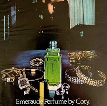 Coty Emeraude Perfume 1979 Advertisement Vintage Beauty Products DWKK5 - £19.97 GBP