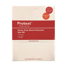 Protext Heavy Duty A4 Sheet Protector 100pk (Clear) - £25.32 GBP