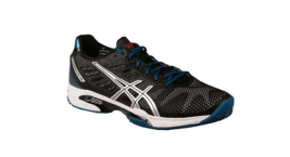 ASICS Mens Sneakers Comfy Gel-Solution Speed 2 Clay Black Size UK 11 - £66.71 GBP