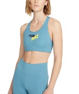 Nike Womens Logo Racerback Medium Impact Sports Bra Small - £33.11 GBP