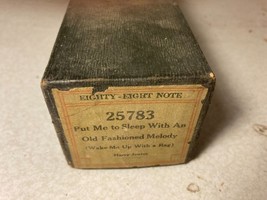 Vtg 88 Note 25783 Put Me Sleep With An Old Fashioned Melody H Jentes Piano Roll - £7.83 GBP