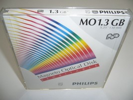 1.3GB MO disk Philips, Magneto Optical Disk 5.25&quot; Rewritable, NEW - $29.98