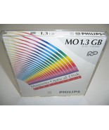 1.3GB MO disk Philips, Magneto Optical Disk 5.25&quot; Rewritable, NEW - £23.47 GBP