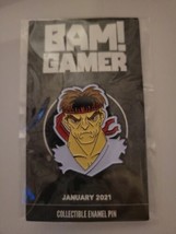 RYU &quot;STREET FIGHTER&quot;  Enamel Pin 0016/1101 LE Fan Art, BAM! GAMER Box - £23.26 GBP