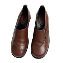 Dansko Womans Comfort Brown Leather Work Slip On Loafers Clogs Size 40 US 9.5-10 - £27.25 GBP