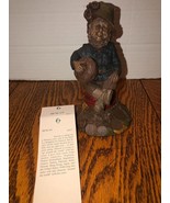 1989 Tom Clark Signed DUNCAN Gnome Figurine With Story Card-6 1/2&quot; Tall - $27.28 CAD