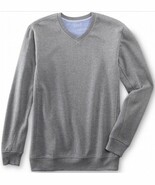 NEW Mens Covington Aberdeen Gray V Neck Cotton Sweater Size XXL - $23.68 CAD