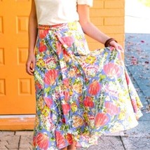 Matilda Jane Daydreaming Skirt Floral Maxi Wrap Large NWT - £30.84 GBP