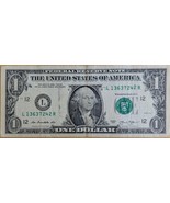 US$1 Fancy Serial Number 2013 Smeared Misaligned #2 - $748.89 MXN