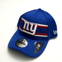 New Era New York Giants 3930 OF 2018 Super Bowl LIII Flex Fitted Hat Blu... - £22.96 GBP