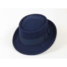 Men's Broner Wool Hat Pork Pie Classic Soft Light Weight 73-5204 Navy image 2