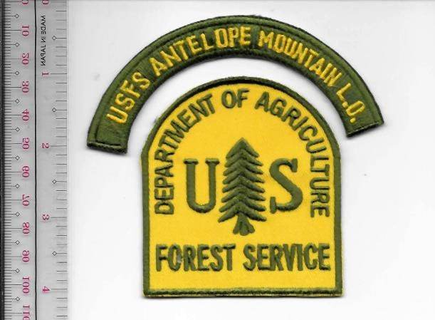 National Forest USFS California Antelope Mountain Lookout Attendant - $9.99