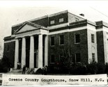 RPPC Greene County Courthouse Snow Hill South Carolina SC UNP Postcard - $37.13