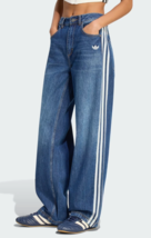 adidas Originals Dad Jeans Women's Casual Pants Lifestyle Indigo Denim K... - $188.91