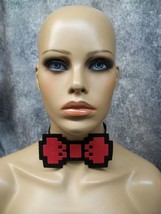 Pixel - 8 Bow Neck Tie Choker Cartoon Animated Bit Computer Tech Wizard ... - $7.95