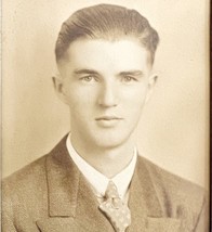 Real Photo Framed In Trifold Portrait Picture Maine 1930-40s Waddingtons... - $24.99