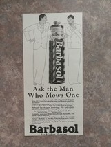 Vintage 1927 Barbasol Shaving Cream For Modern Shaving Original Ad 422 - £5.22 GBP