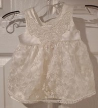 Build A Bear Workshop BAB White Dress With Floral Lace - £6.19 GBP