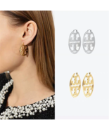 Tory Burch Hollowed-out cross stud Earrings,ideal Holiday Gift,Gift for Her - $37.99