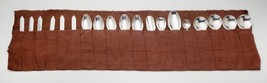 19 SLOT FLANNEL HOLDER SMALL SILVERWARE PIECE STORAGE ROLL ANTI TARNISH ... - $793.31 MXN